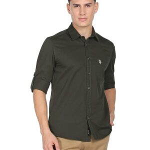 U.S. POLO ASSN. Men's Cotton Regular Fit Shirt