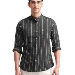 U.S. Polo Assn. Men's Striped Tailored Fit Shirt