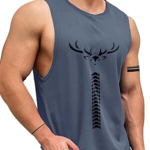 AUSK Vest for Men || Gym Sports Men Tshirt || Summer wear Regular Fit T-Shirt for Men
