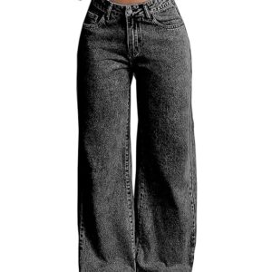 Nifty Women's Denim Stretchable High Waist Light Wash Baggy Jeans || Back Pocket Bow tie Detail