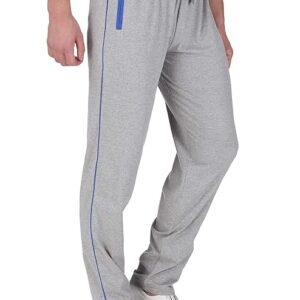 Neo Garments Men's Cotton Solid Regular Fit Trackpants/Jogger/Trouser with Side Pockets