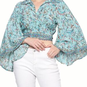 KE Kanha Exports top for Women Stylish Western | wrap Tops for Woman | Perfect on Jeans Tops for Women | Summer top | Beach Outfits Dress for Stylish