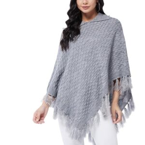 Modeve Women Poncho Sweaters||Winterwear||
