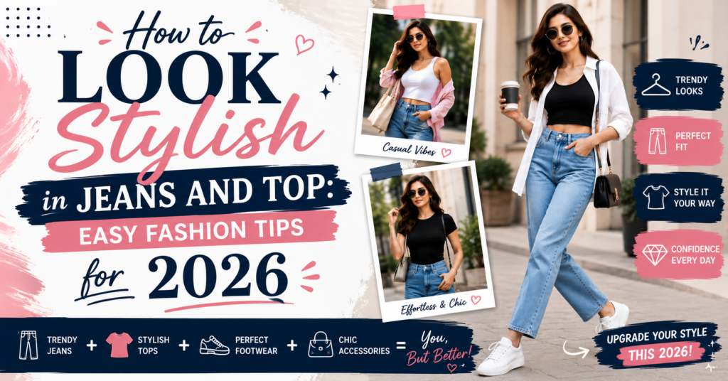 How to Look Stylish in Jeans and Top